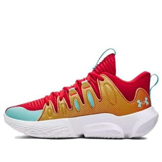 Under Armour (WMNS) Under Armour Flow Breakthru 4 ASG Basketball Shoes Gold Red 3028061-600