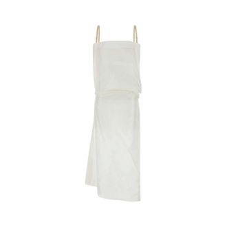Carven Dr240 Jurk - Dames - Jurken - Wit - Maat: S