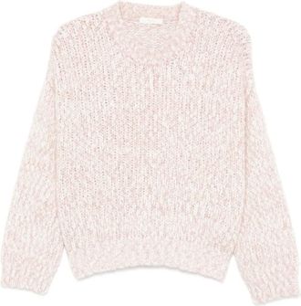 Fedeli Maglione con scollo a V Berillio - Rosa