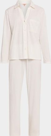 Eberjey Long Pima Cotton Pajama Set