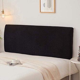 OEM Funda Protectora Para Cabecero, Funda Integral Para Cabecero, Funda El&aacute;stica Para Cabecero, Para Cabecero Forrado, Color Negro, 170-190 Cm