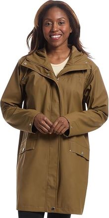 Helly Hansen Moss Rain Coat Womens Coat Brown : SM, Polyurethane