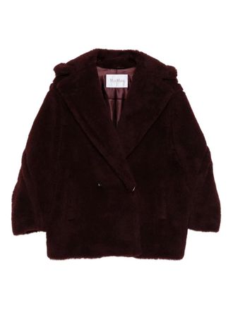 Max Mara double-breasted jacket - women - Alpaca Wool/Wool/Silk - M - Red