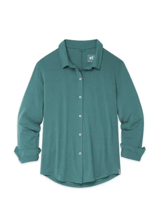 Stio | Womens Divide Shirt, Size Extra Small in Boundless Heather
