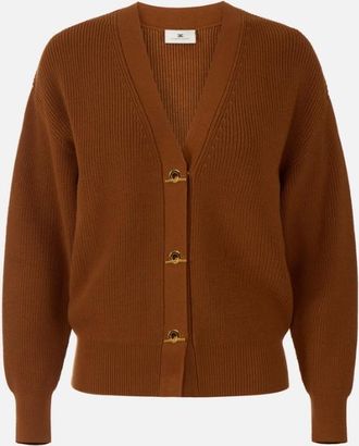 Elisabetta Franchi vest met juweelknopen