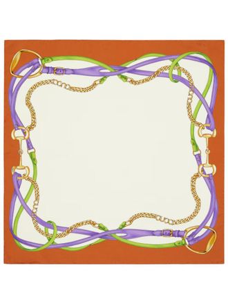 Gucci Multicolor Printed Scarf
