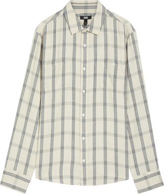 Paige Everett Checked Flannel Shirt - Blue - Xxl