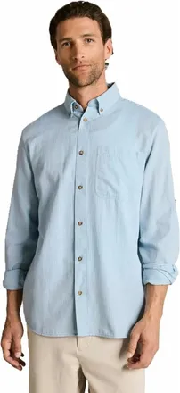 Tom Tailor Klassiek Casual Overhemd - Heren - Overhemden - Blauw - Maat: XL