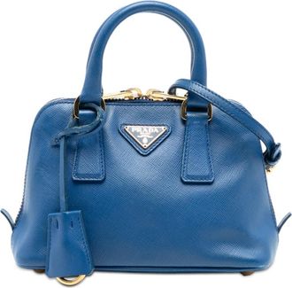 Prada Pre-owned Prada Mini Saffiano Lux Promenade Satchel Ladies UZ80P16QP0H2DGTJ