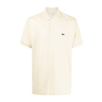Lacoste Polo Shirts, male, Beige, Size: 2XL Polo modello classico