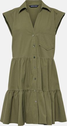Veronica Beard Trisha tiered cotton minidress