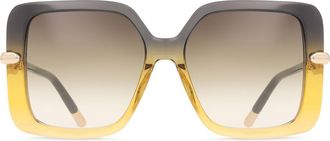 Furla SFU712 0852 Mens Sunglasses Yellow Size 54