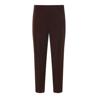 Brunello Cucinelli Trousers Red Wine-Donna