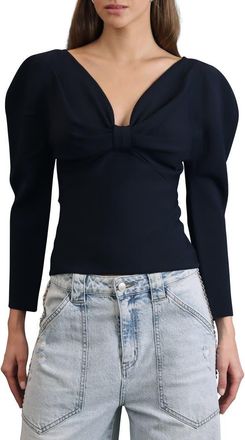 Avec Les Filles Exaggerated Dolman Sleeve Sweater in Navy at Nordstrom, Size X-Small