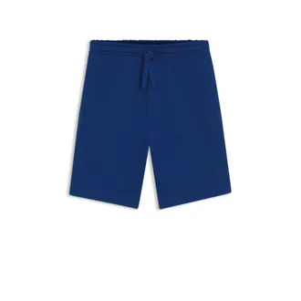 HUGO BOSS Cotton-terry shorts with logo print