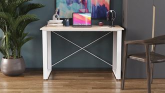OEM Mesa De Escritorio Drive 75x120x60 Blanca/artesanal Tm Smart Regaly