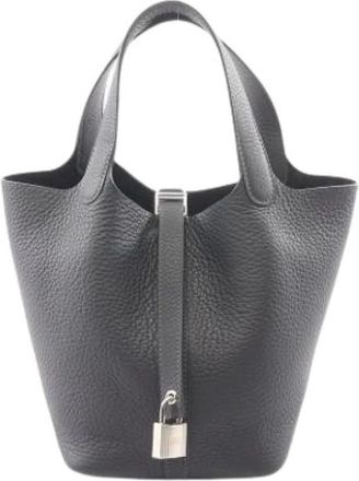 Herm&egrave;s Bolso Cubo Pre-owned - Pre-owned - Mujer - Negro - ONE SIZE