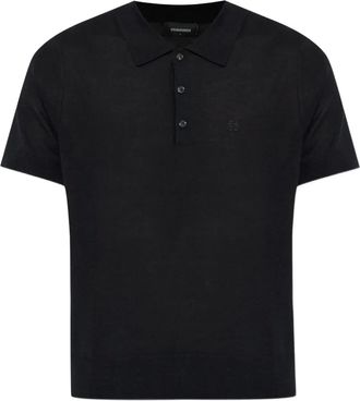 Dsquared2 Polo con logo - Nero
