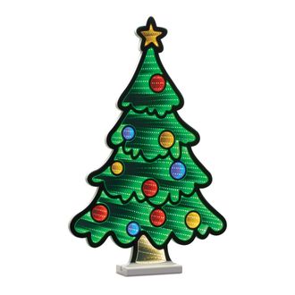 Melrose International Christmas Tree Ekkolight 23.5H - Green, Red, Yellow