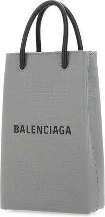 Balenciaga Womens Grey Leather Phone Case 1160 Cover