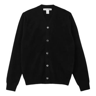 Comme Des Gar&ccedil;ons Fzn105Per1 Gebreid Vest - Heren - Truien - Zwart - Maat: L Wol