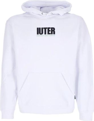 Iuter Hoodie blijf in leven - Heren - Hoodies - Wit - XL - Hoodies & sweatvesten