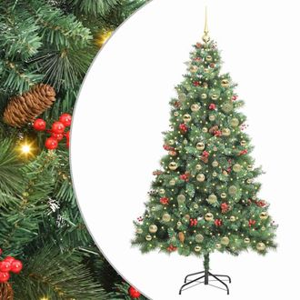 vidaXL &Aacute;rbol De Navidad Artificial Verde 180 Cm Pvc Y Metal Vidaxl