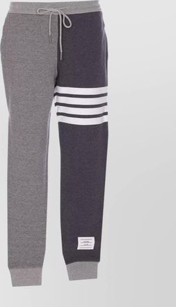 Thom Browne trousers block design striped detail