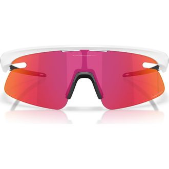 Oakley Gender Inclusive Rslv Lite 50mm Rectangle Sunglasses in Matte White /Prizm Field at Nordstrom
