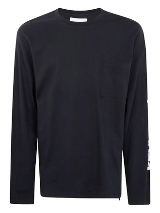 OAMC chest-pocket T-shirt - women - Cotton - S - Black