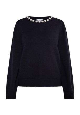 Usha trui met parels Dames zwart
