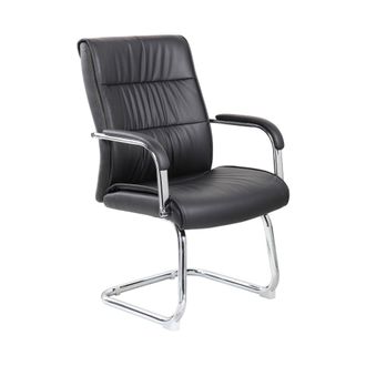Serena Silla De Oficina Toowoomba, Sillas De Sala De Espera Con Reposabrazos Para Oficina, Silla De Espera Ergon&oacute;mica, Cm 66x59h98, Negro