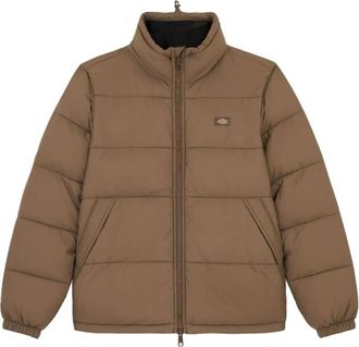 Dickies Stijlvolle Jas Waldenburg voor Mannen - Heren - Winterjassen - Bruin - M - Polyester - Jassen
