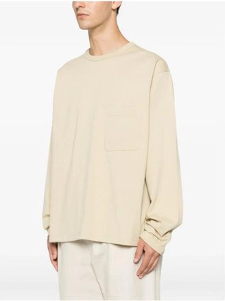 Christophe Lemaire Truien & Vesten, Heren, Beige, XL, Trui met ronde hals