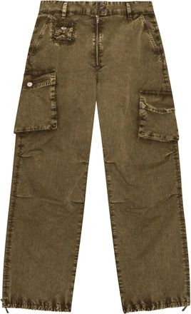 Ganni Cargo in cotone - Verde