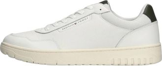 Tommy Hilfiger TH Basket Core Lite - Heren - Sneakers - Wit - 42 EU - Leer - Schoenen