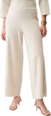 Joseph Ribkoff High Waisted Belted Trousers In Birch Melange