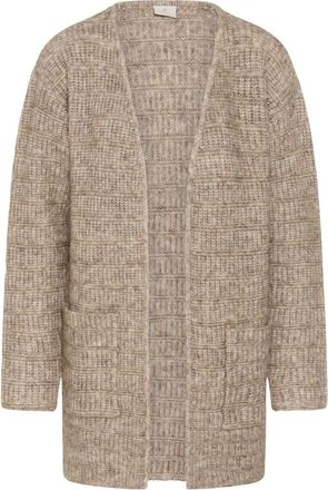 Kaffe Martine Cardigan - Dames - Truien - Beige - Maat: XS