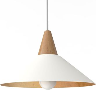 Lumicom Lumicom - Funnel L&aacute;mpara De Techo 25 Blanco Hoja
