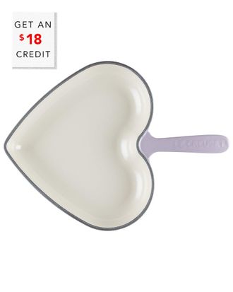 LE CREUSET Traditional Provence Heart Skillet With $18 Credit