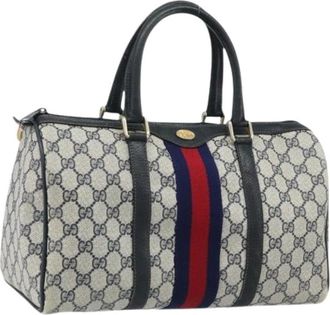 Gucci Pre-owned Handbags, female, Multicolor, Size: ONE SIZE Pre-owned Vintage GG Canvas Hand Bag