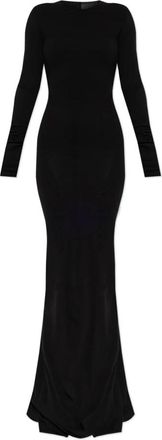 Rick Owens Jurk Simple - Dames - Avondkleed - Zwart - M - Katoen - Kleedjes