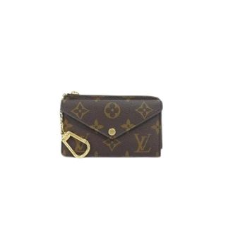 Louis Vuitton Pre-owned Wallets, female, Brown, Size: ONE SIZE Pre-owned Monogram Card Coin Case