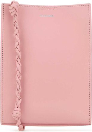 Jil Sander Pink Leather Small Tangle Shoulder Bag