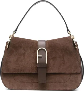 Furla Suede Shoulder Bag