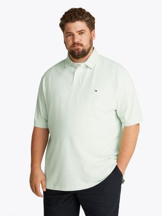 Tommy Hilfiger Big & Tall Poloshirt BT-1985 REGULAR POLO-B, Herren, Gr. XXL, gr&uuml;n (opal gr&uuml;n), Jersey, Obermaterial: 96% Baumwolle, 4% Elasthan, TOMMY HILFIGER BIG & TALL, regu