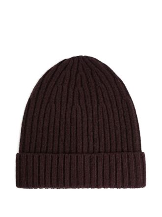 12 Storeez ribbed merino-wool beanie - women - Merino - One Size - Brown