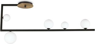 Ideal Lux Ideal Lux - Birds Globe Semi Flush Light Black