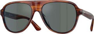 Oliver Peoples OV5581SU Paul Newman Sun 1721W5 Mens Sunglasses Orange Size 57