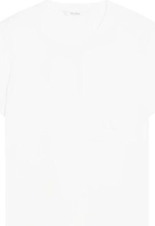 Max Mara Tops, Dames, Wit, S, Katoen, Papaia T-shirt